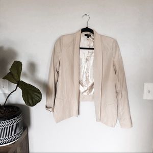 Cream neutral blazer